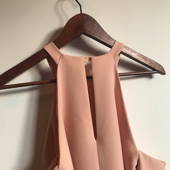 ASOS Cold Shoulder Light Pink Top - Picture 5 of 5